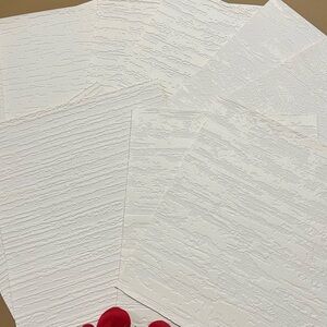 10 Quality Architecture Style Textured Paintable Vinyl Sheets (2 of each Design)